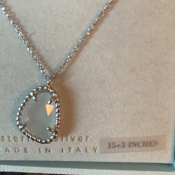 Sterling Silver 925 YGP CZ necklace 18” 16+2 New in box - Picture 6 of 9